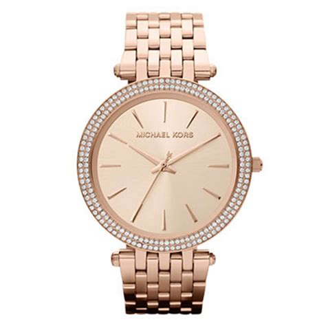 womens watches rose gold michael kors